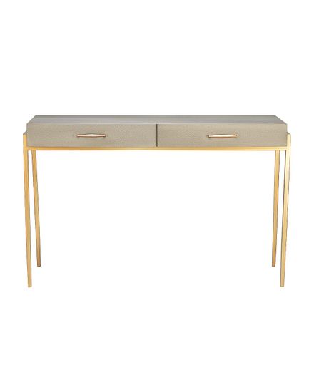 Консоль "Монтгомери" цвет серый/золотой