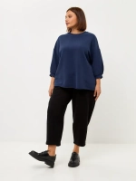 Брюки бананы утепленные с начёсом широкие