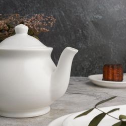 Чайник 620 мл d 12 см h13 см белый фарфор P.L. Proff Cuisine [1]