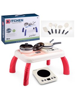 Набор игровой посуды со столом (YY-144)