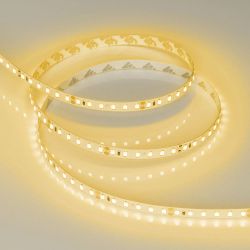 Светодиодная лента RT-A120-8mm 24V Yellow (9.6 W/m, IP20, 2835, 5m) (Arlight, Открытый) 008780(2)