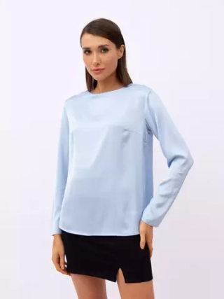 Блузка с рукавом Anyday Icon Blouse 01, цвет голубой