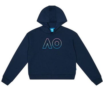 Кофта для девочки теннисная  Australian Open AO Logo - небесный