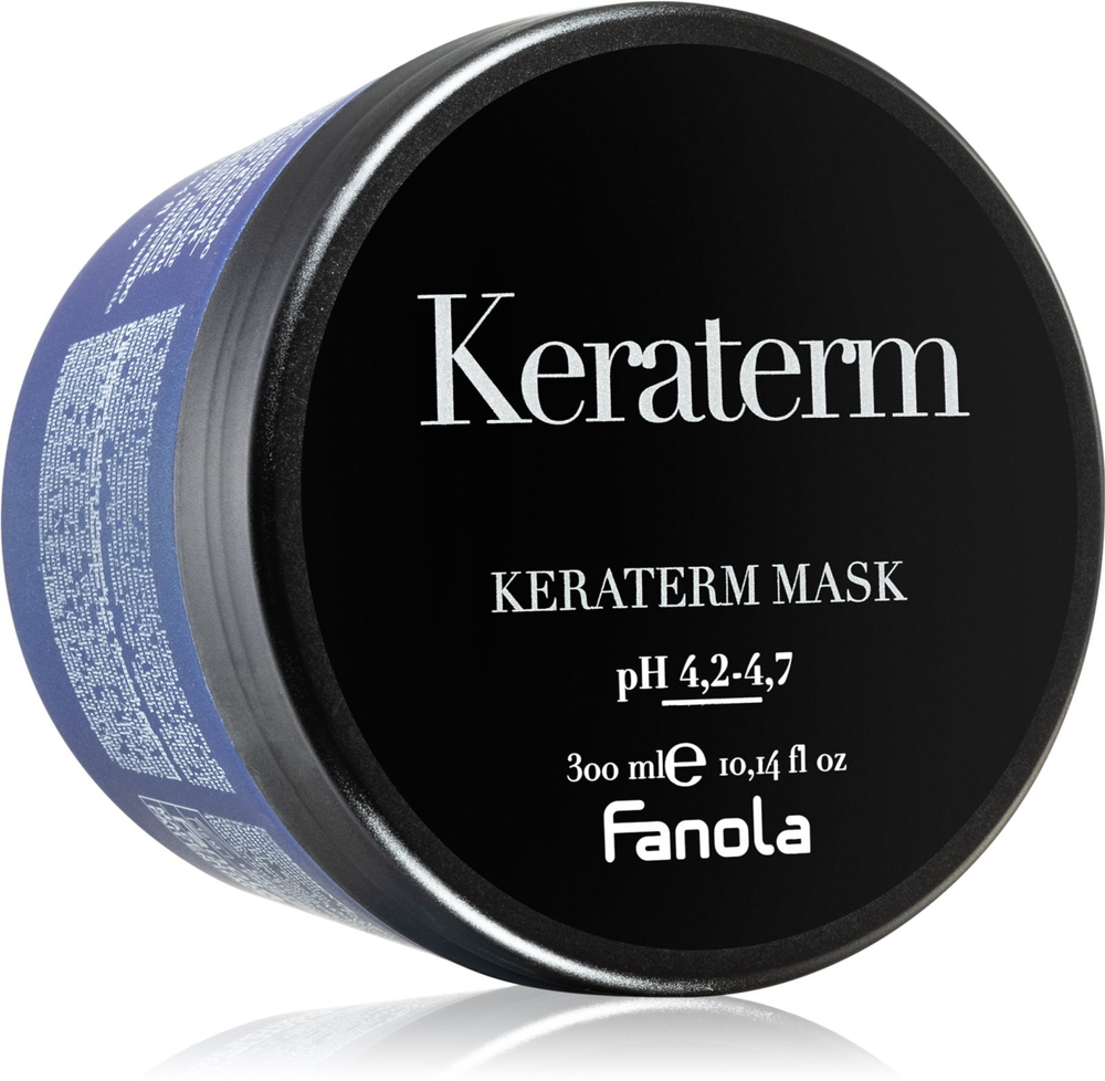 Fanola Keraterm - Разглаживающая маска для непослушных и вьющихся волос /   300  ml  / GTIN 8032947865802