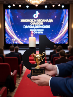 Подсвечник для свечей "Tik-Tok" (черный)