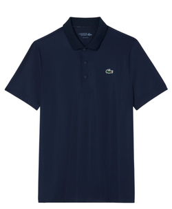 Мужское теннисное поло Lacoste Regular Fit UV Protect Golf - небесный