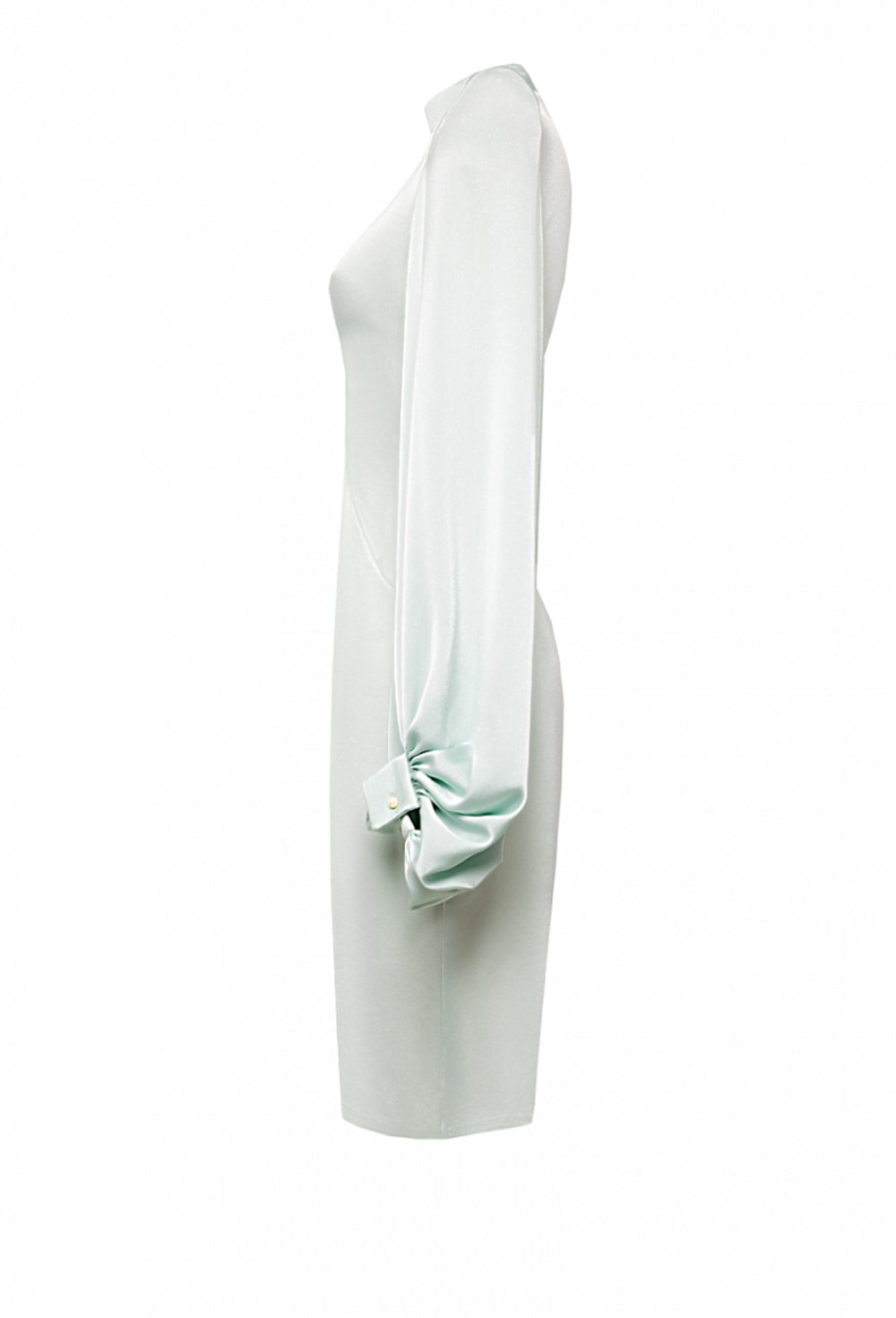 Платье-футляр мятное 08-04-21SS