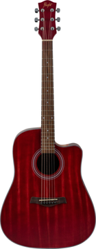 Гитара акустическая FLIGHT D-155C MAH RD