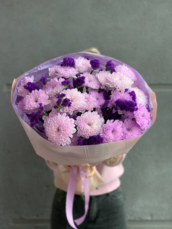 Букет цветов Фиолетовый дуэт