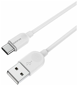 Кабель USB - type-c  Borofone BX14  - Белый