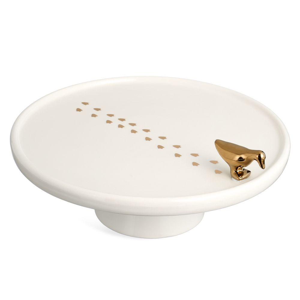 БЛЮДО СЕРВИРОВОЧНОЕ НА НОЖКЕ, 25Х25Х10,7 СМ