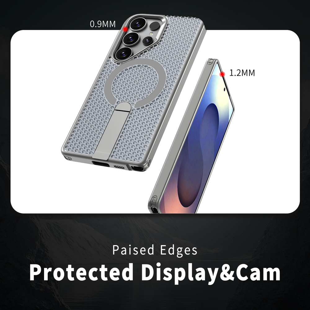 Прозрачный чехол Mesh Pro Magnetic Case для Samsung Galaxy S25 Ultra