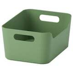 IKEA UPPDATERA (ИКЕА) Контейнер, зеленый, 24х17 см