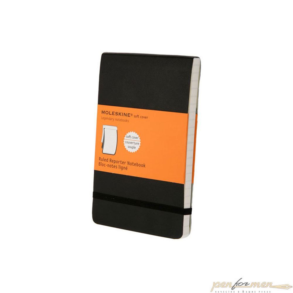 Блокнот Moleskine Reporter Soft Pocket в линейку (QP811)