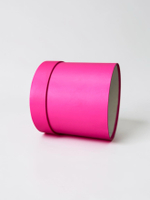 Плотная шляпная коробка фальш-крышка .Цвет; Фуксия.