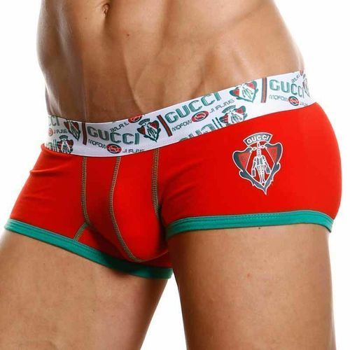 Мужские трусы хипсы Gucci красные