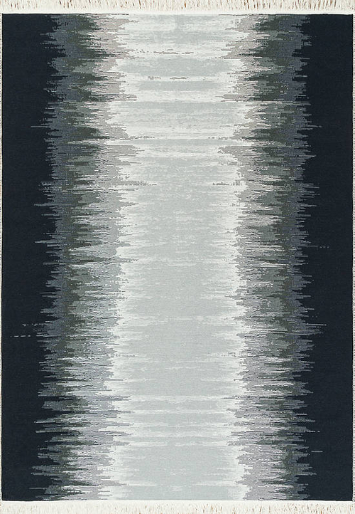 Двусторонний безворсовый ковер Arya AR 40 Black White (160*230 см)