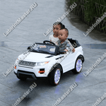 Детский электромобиль "LAND ROVER белый"