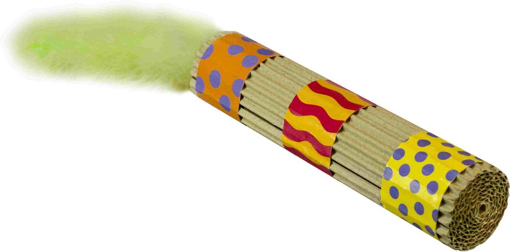 Petstages игрушка для кошек "Туб" картон с длинным хвостом