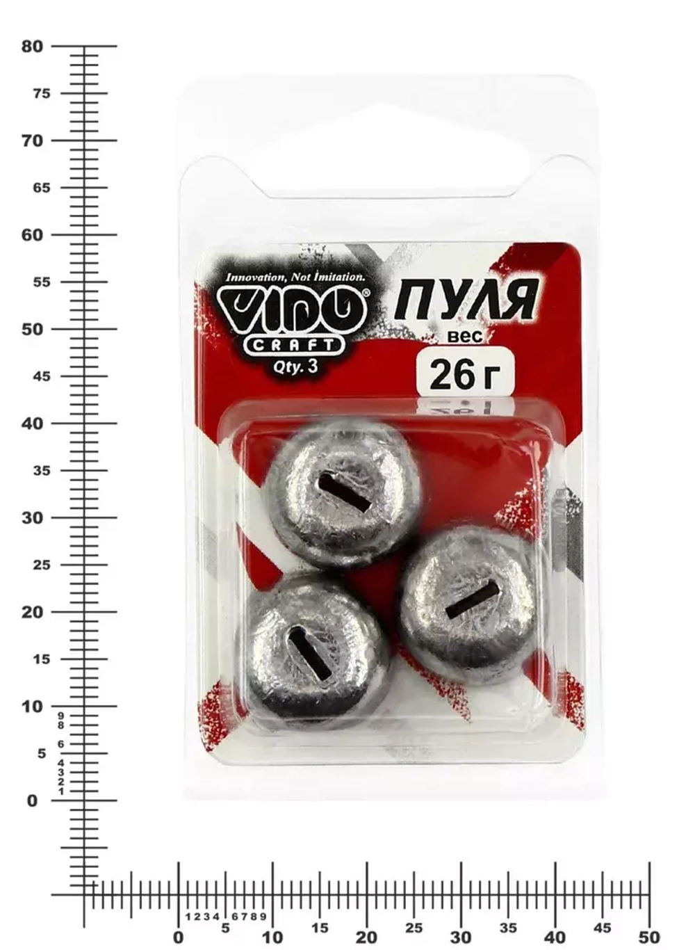 Груз "Пуля" для спиралей Jig Spring (3шт/уп)