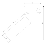 Светодиодный спот Eurosvet Pitch 20143/1 LED белый