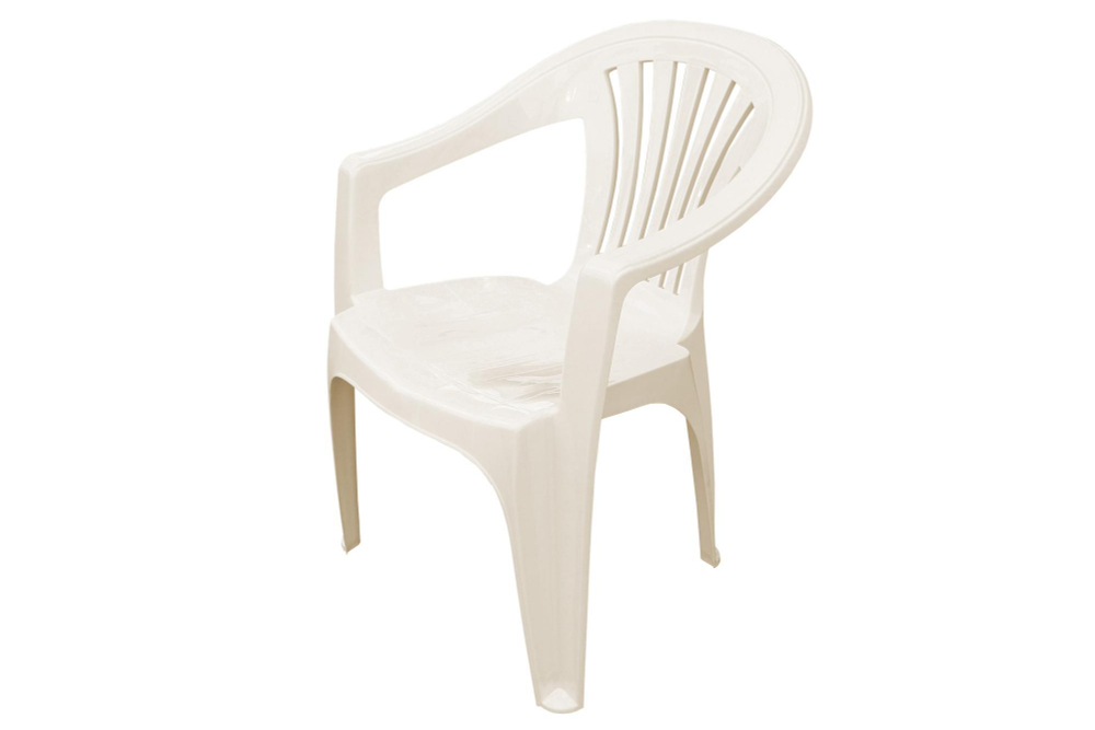 Кресло пластиковое Эфес арт.753 (белый) молочный