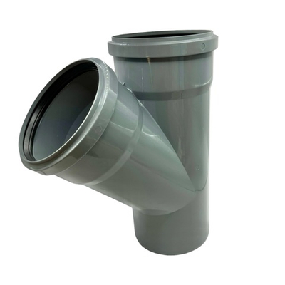 Тройник канализационный TEBO Ø110x45°