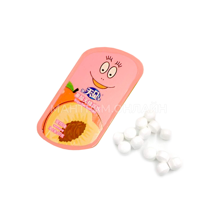 Драже Смайл sugar free lozenges вкус Персик 10 г