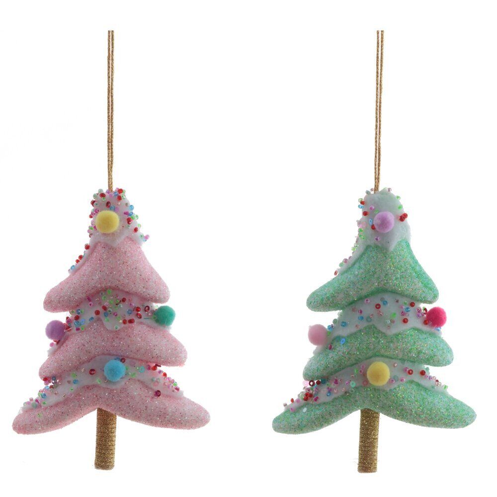 GAEM Изделие декоративное подвесное "Ёлка", L9,5 W3 H13 см, 2в.