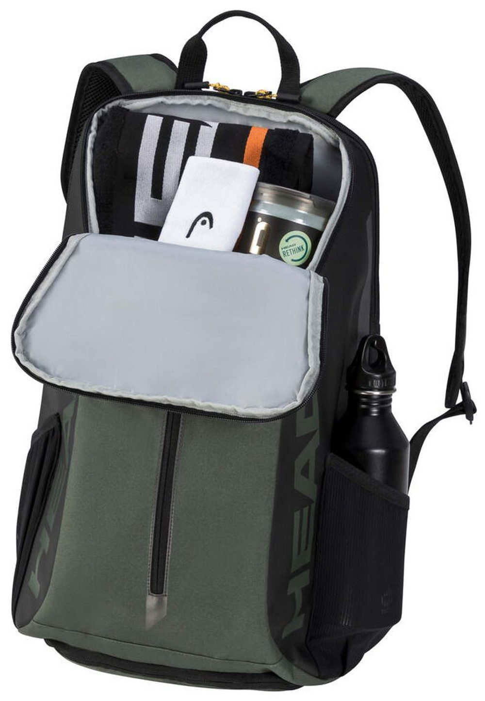 Рюкзак теннисный Head Tour Backpack (25L) - thyme/banana