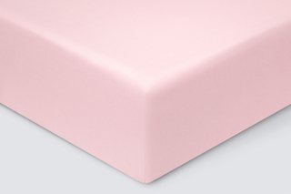 Простыня на резинке Моноспейс светло-розовая