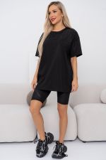 Футболка (черный/стразы) Фб11-125/4 Nikol