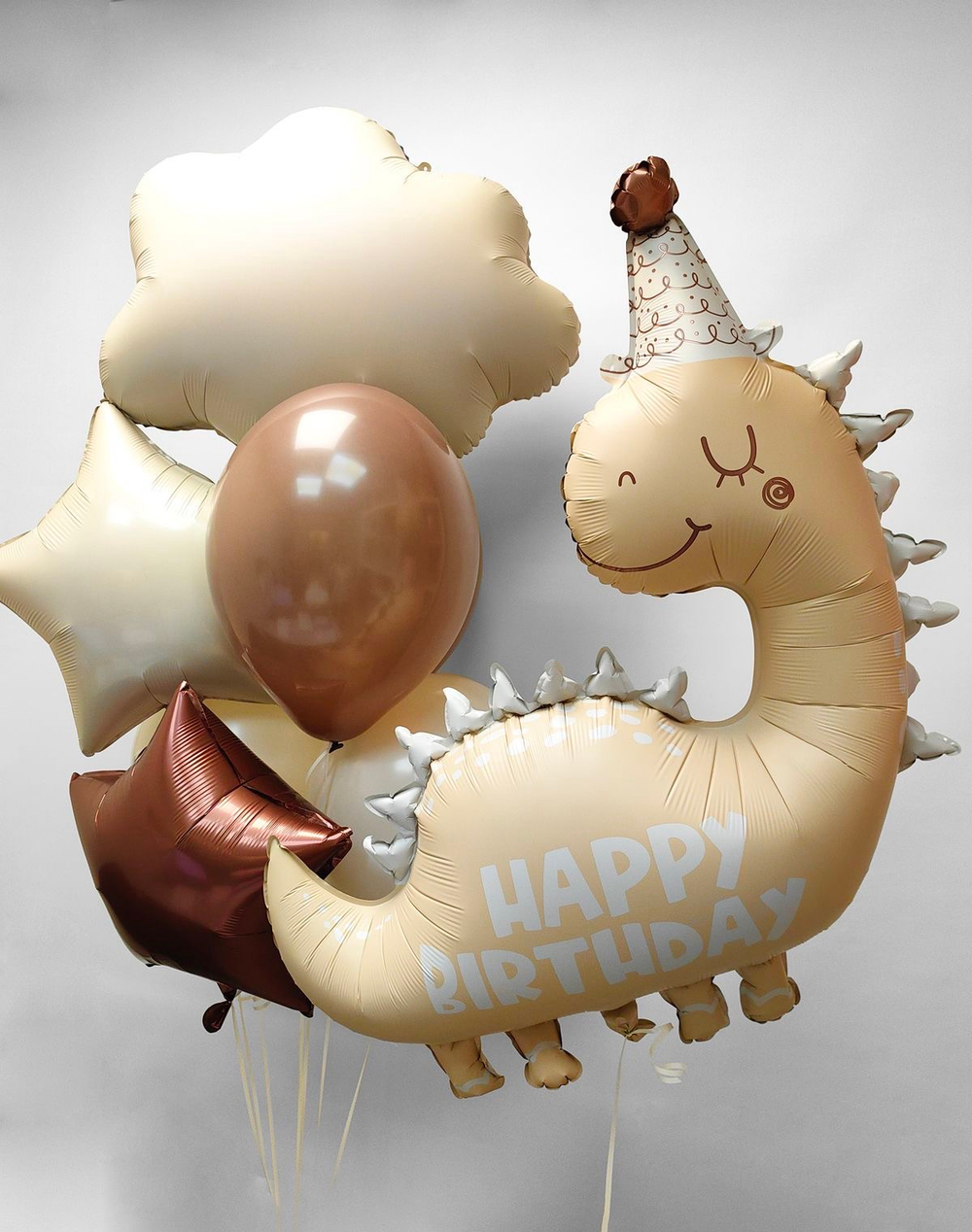 Сет шаров «Нежный динозаврик»