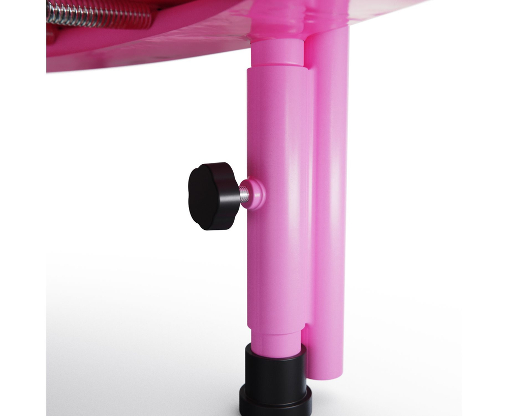 Батут с поручнем DFC JUMPFIT 36'' розовый