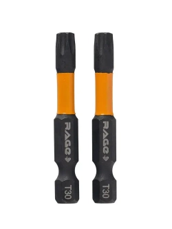 Набор бит торсионных IMPACT 2 шт TORX T30 S2 х 50 мм RAGE by VIRA