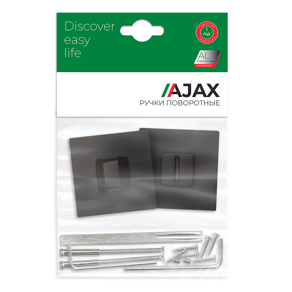 Ручка поворотная BK6.K.JS51 (BK6 JS) BL-24 черный