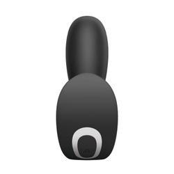 Бесшумный вибромассажер Satisfyer Top Secret+ для ношения и стимуляции точки G, черный