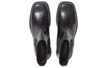 PRADA Short Chelsea Boots Men"s Black