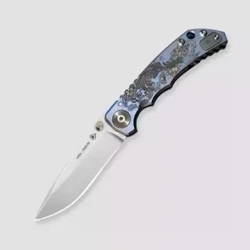 Нож Spartan Blades Harsey KOI, сталь S45VN, рукоять - голубой титан