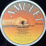 Andy McCoy - Too Much Ain't Enough (Финляндия 1988г.)
