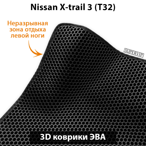 Передние автомобильные коврики ЭВА для Nissan X-Trail 3 (T32) 13-22г.