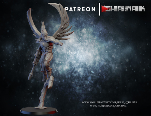 Aeldari Craftworlds Swooping Hawks Пикирующие Ястребы №3 миниатюра для dnd, днд, pathfinder, фентези, Настольная игра, НРИ, Варгейм, РПГ