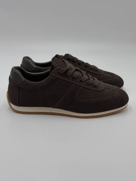 Кроссовки женские натуральная кожа арт. 286-2 цвет "коричневый"