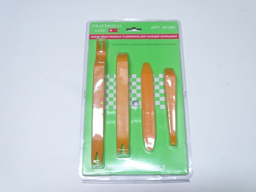 Набор приспособлений для демонтажа обшивки (4 предм.) (Craftroyal Line)