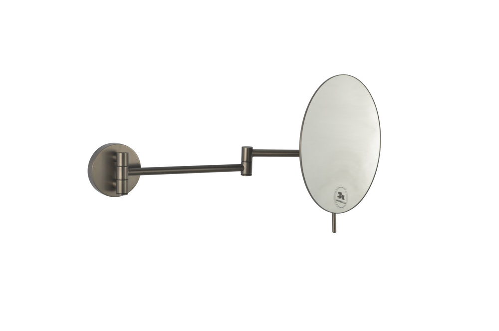 Зеркало настенное Gun Metal круглое