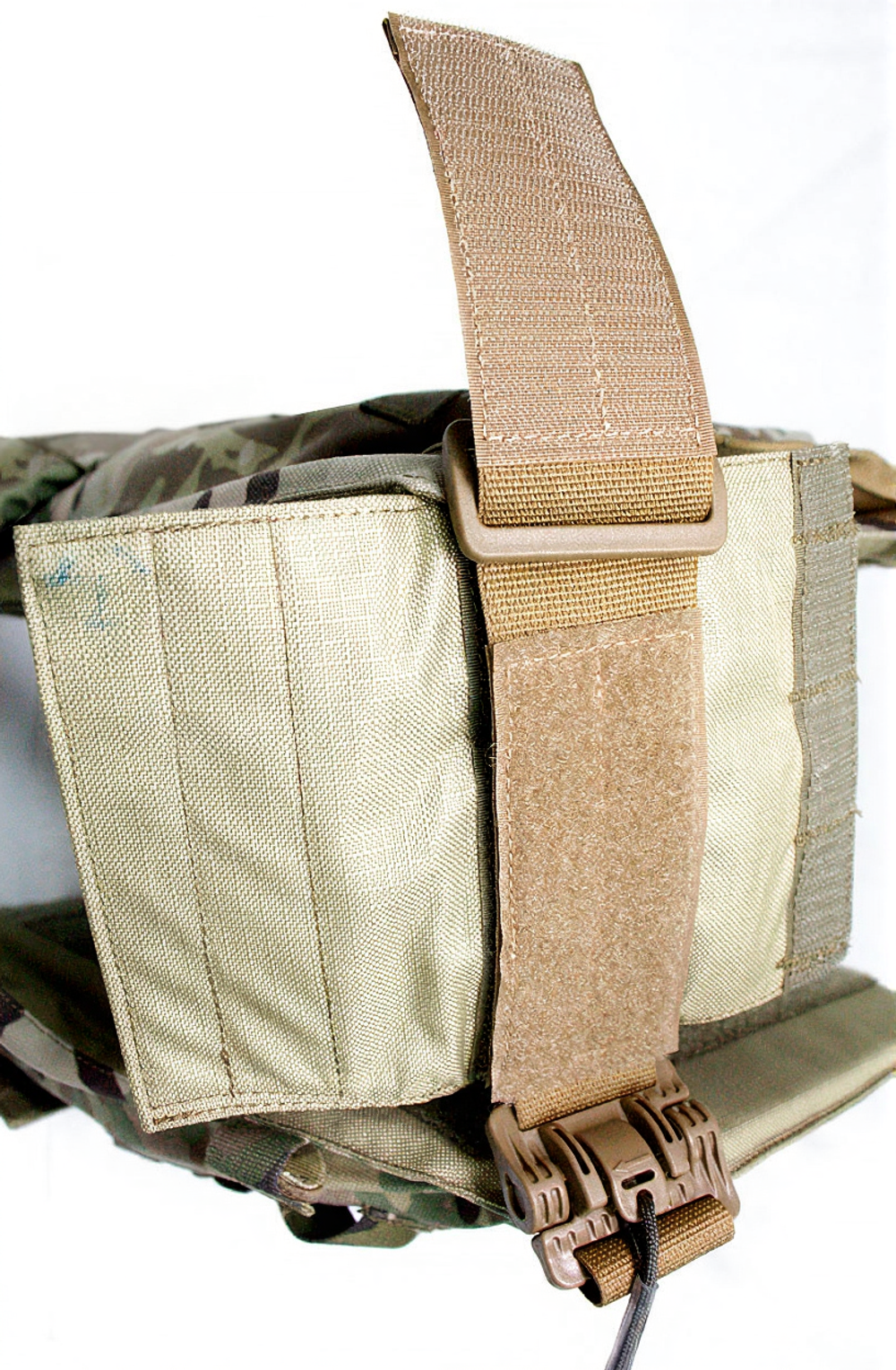 Чехол для бронежилета плитника КРЕПОСТЬ быстросброс слева, MIMICRYA, Cordura 1000D, MULTICAM, L-XL