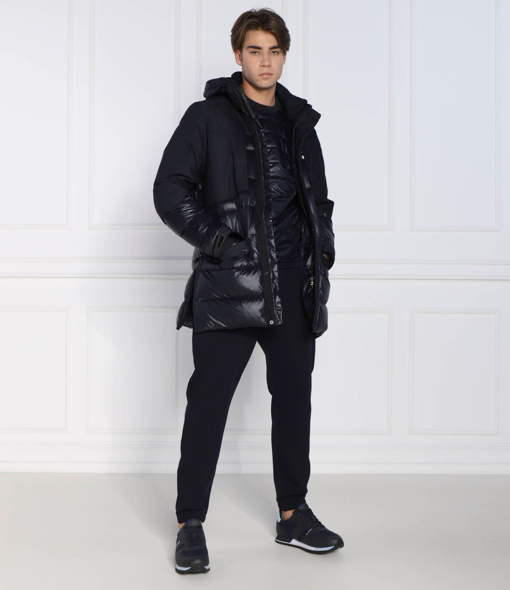 пуховая куртка j_arviko BOSS GREEN - темно-синий(50475013)