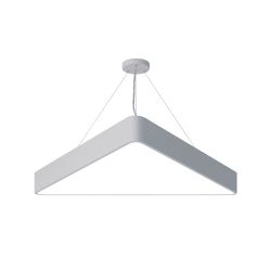 Светильник LED ЭРА Geometria SPO-152-W-40K-048 Delta 48Вт 4000К 3500Лм IP40 800*800*80 белый подвесной