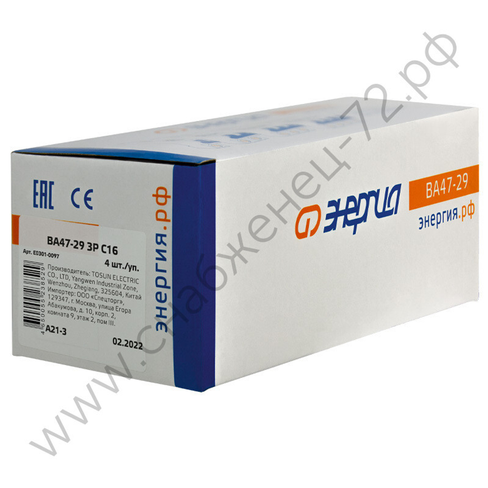 Автоматические выключатели Энергия ВА 47-29