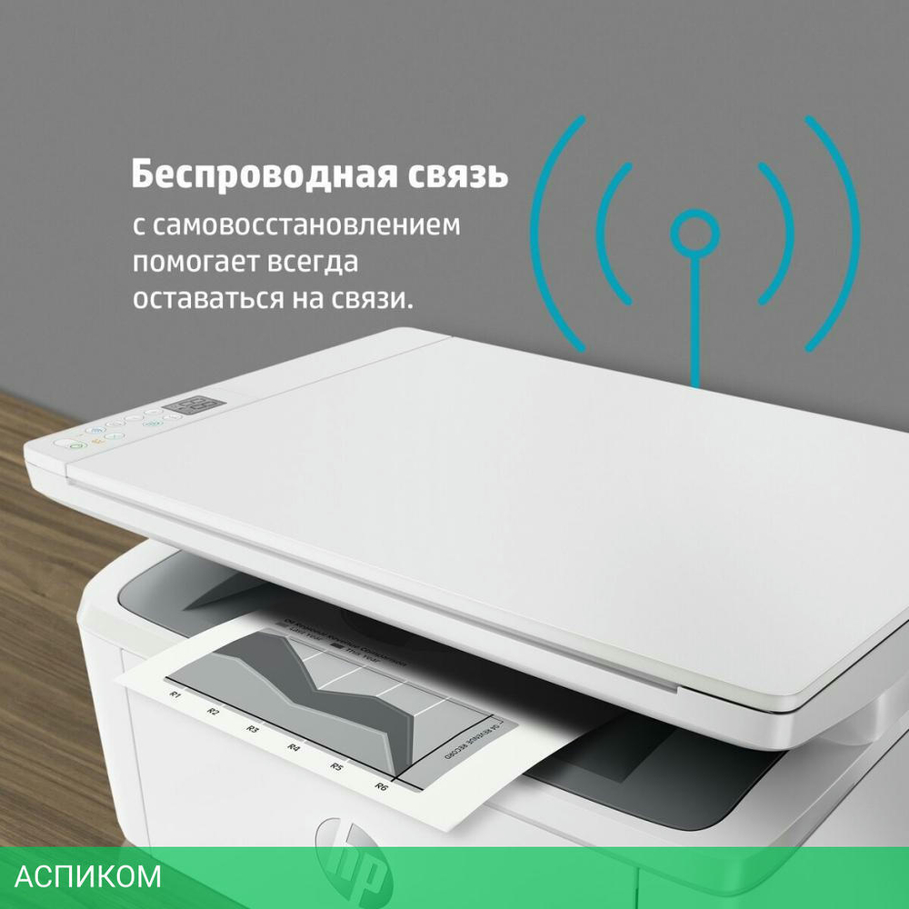 МФУ HP LaserJet M141w (7MD74A)